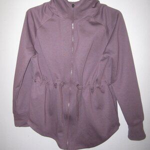 Dip brand Purple Zip Hooded Drawstring Size Medium